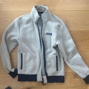Patagonia Men's Cream Fleece Jacket